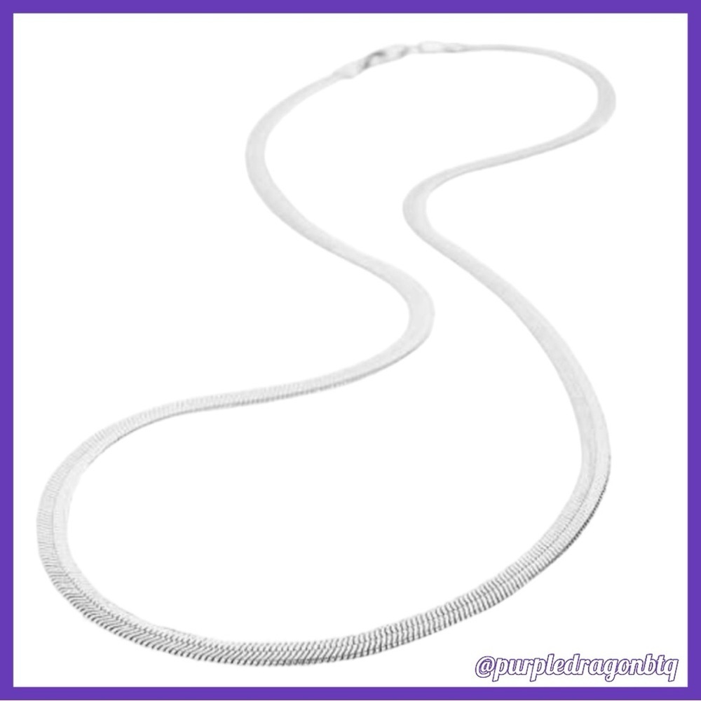 STERLING FOREVER HERRINGBONE CHAIN NWT